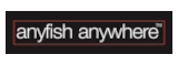 Logo firmy produkującej wędki Anyfish Anywhere