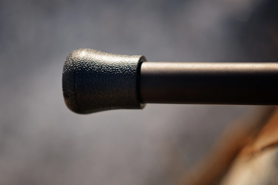 Korek zabezpieczający dolnik wędki