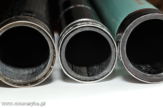 Porównanie grubości ścianek od lewej DEGA Masterpiece, Grauvell Competition i Grauvell Surf Z