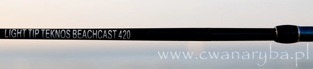 Wymienne szczytówki w Grauvell TEKNOS Beachcast są wykonane z włókna szklanego