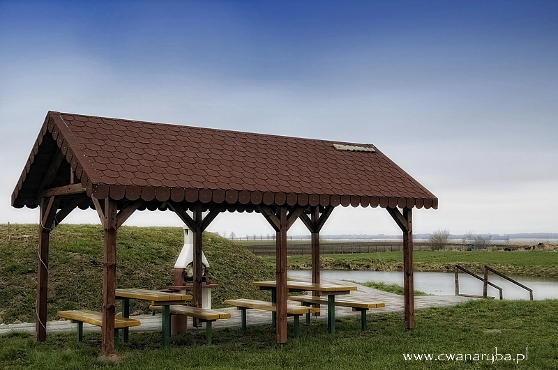 Miejsce na grilla i biesiady wędkarskie