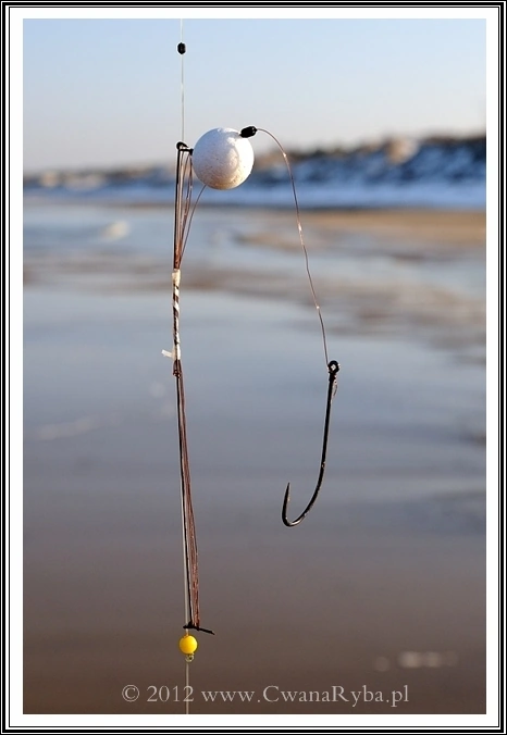 Trociowy zestaw do połowu z plaży