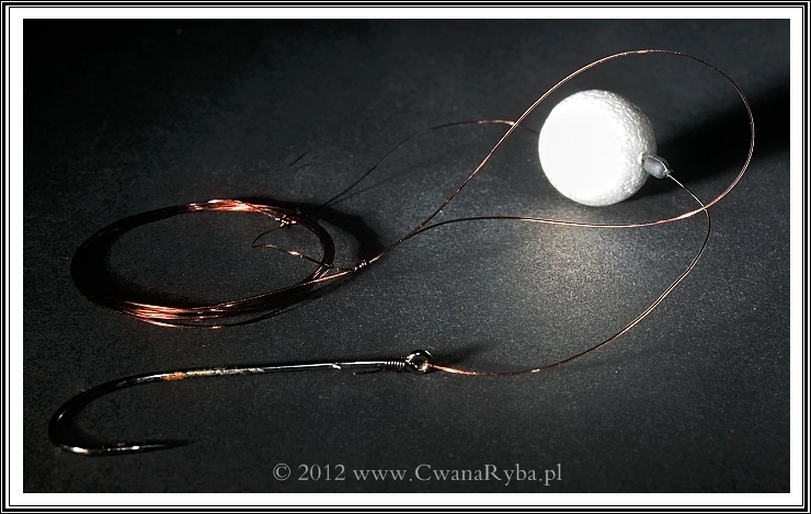 Budowa przyponu surfcastingowego z kulką wypornościową