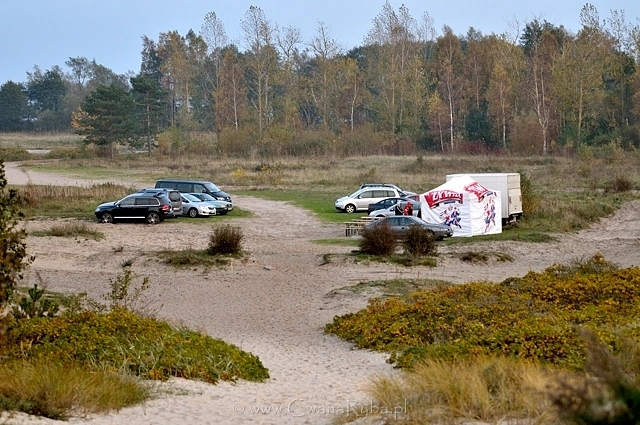 Miejsce rozgrywania zawodów surfcastingowych to plaża między Mielnem a Łazami