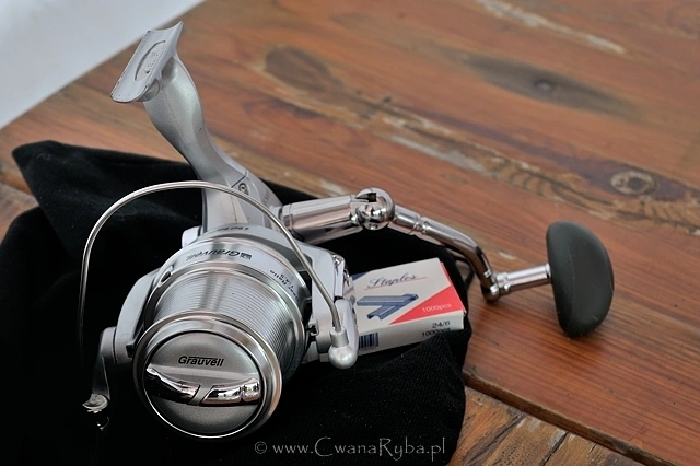 Portal www.CwanaRyba.pl zasponsorował kołowrotek do lekkiego surfcastingu firmy Grauvell Dakar V5000