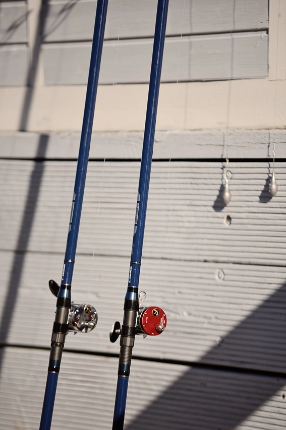 Wędki i kołowrotki morskie