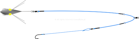 Schemat budowy zestawu do surfcastingu Abramis B