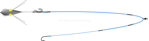 Schemat budowy zestawu do surfcastingu Abramis Clip C