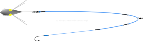 Schemat budowy zestawu do surfcastingu Platessa C
