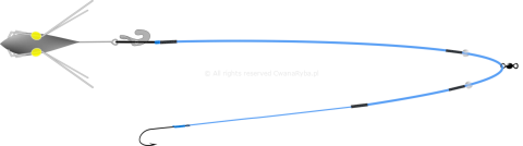 Schemat budowy zestawu na płastugi Platessa Clip C